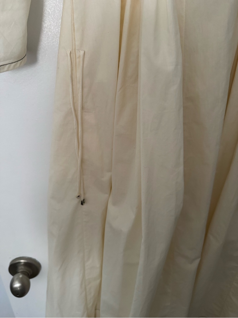Chan Luu Ivory V-Neck Long Sleeve Maxi Dress - Picture 9 of 14